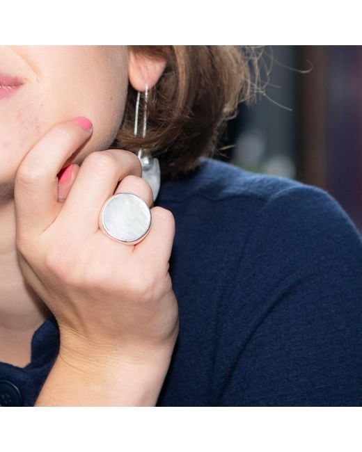 GEM BAZAAR Blue Flat Ring