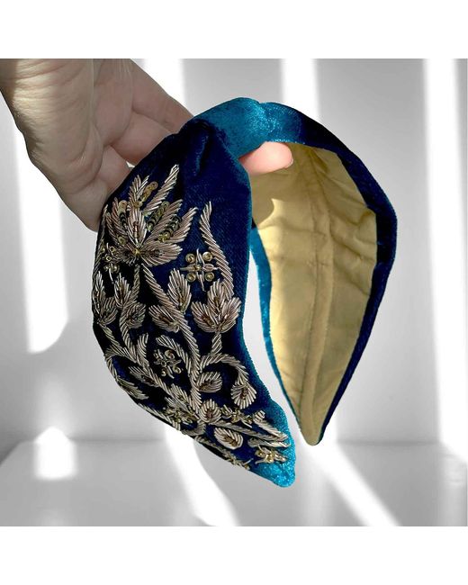 VETKA Blue Velvet Headband