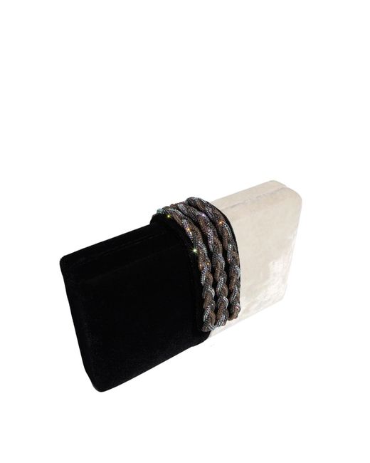 Simitri Black Tuxedo Clutch