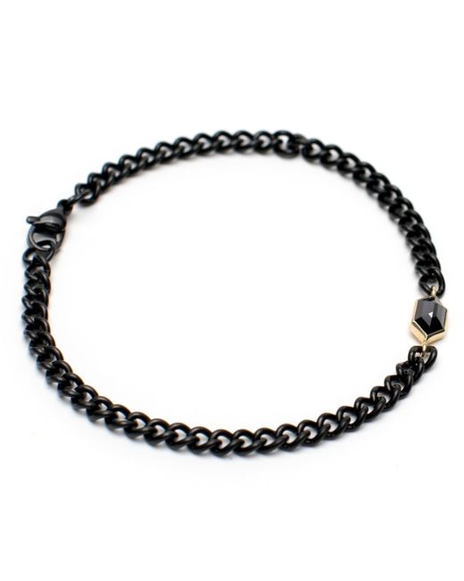 Rahul's Jewels Black Sanctum Astra Bracelet-14 Karat With Genuine Diamond