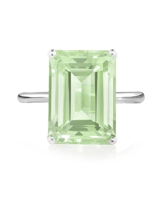 Augustine Jewels Green Amethyst Ring