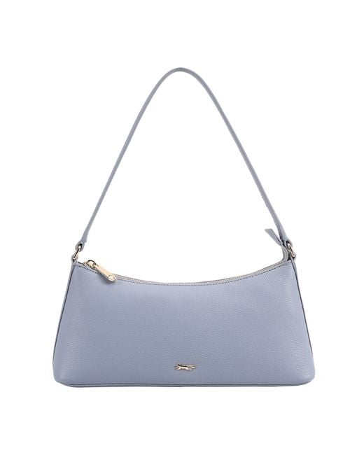 Paul Costelloe Purple Zoey Leather Shoulder Bag