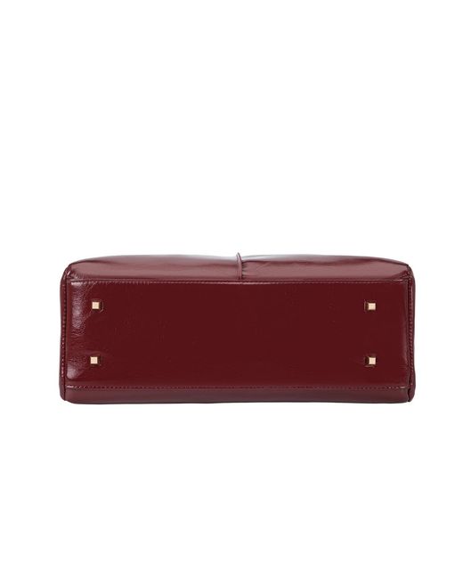 Mkf Collection - J'omor Red Yareli Tote Bag With Mini Bag- 2-Piece Set