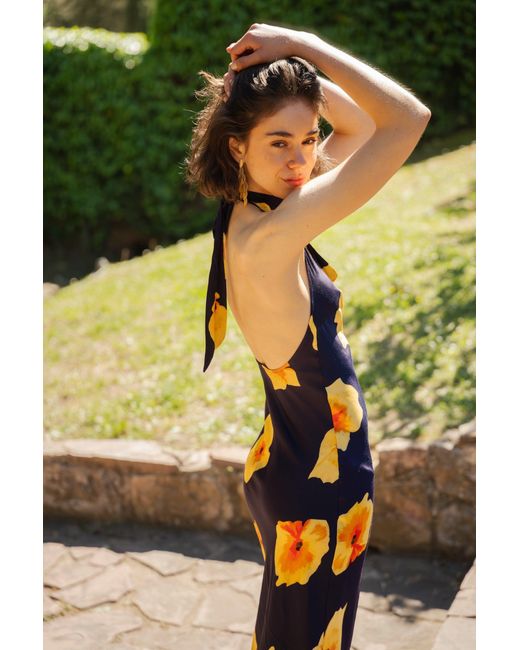 Mind Traveler Blue Pola Dress