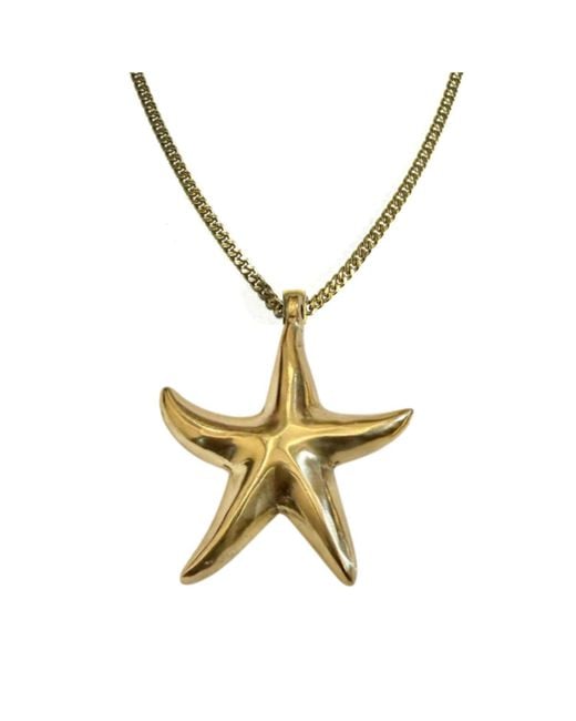Rachel Nathan Metallic Starfish Necklace
