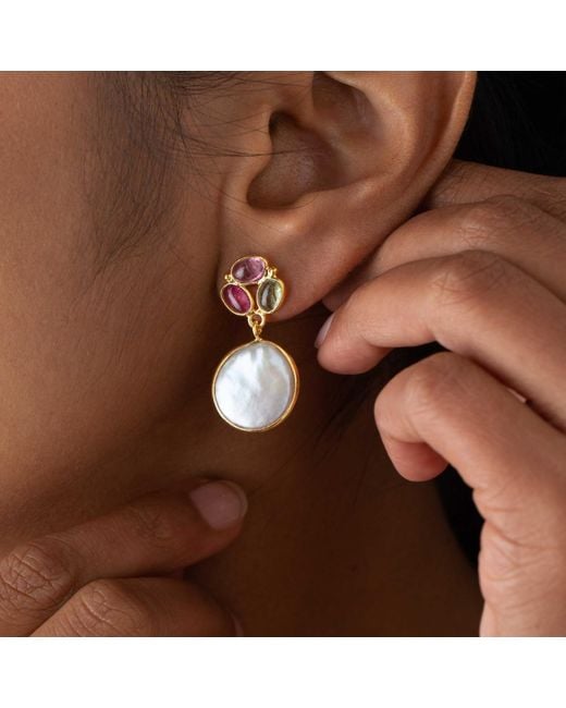 GEM BAZAAR Metallic Garden Earrings