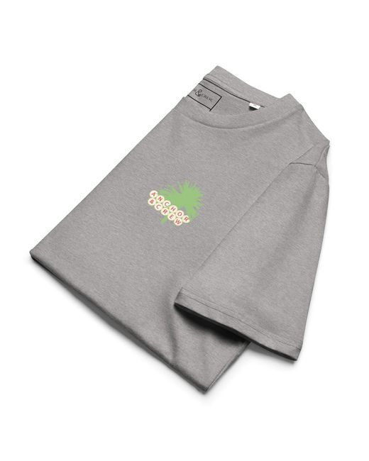 Anchor and Crew Gray Heather Las Vegas Landmark Organic Cotton T-Shirt