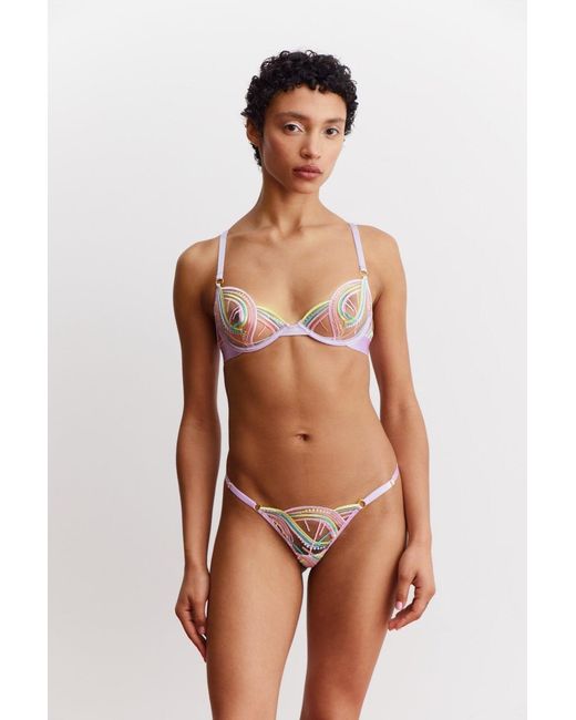 Somewhere Never Pink Miami Nice Underwire Bra