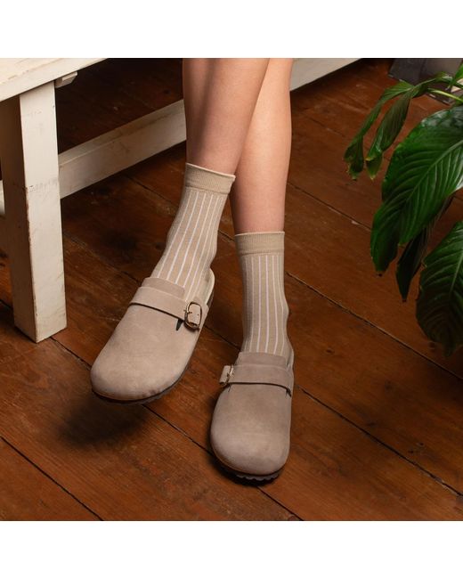 Peper Harow - Made in England Brown Three Pack Essential Socks