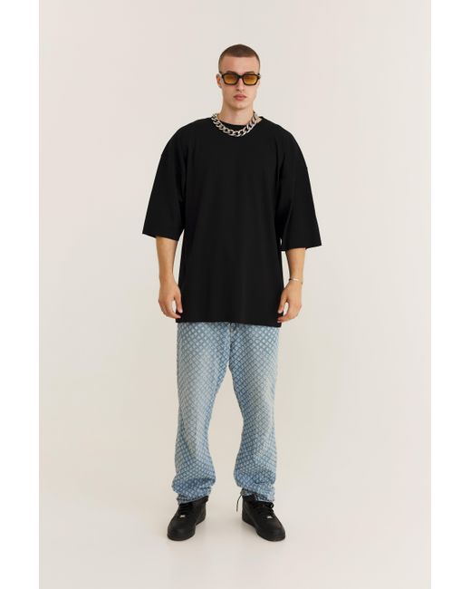 mysimplicated Blue Oversized T-Shirt Existence for men