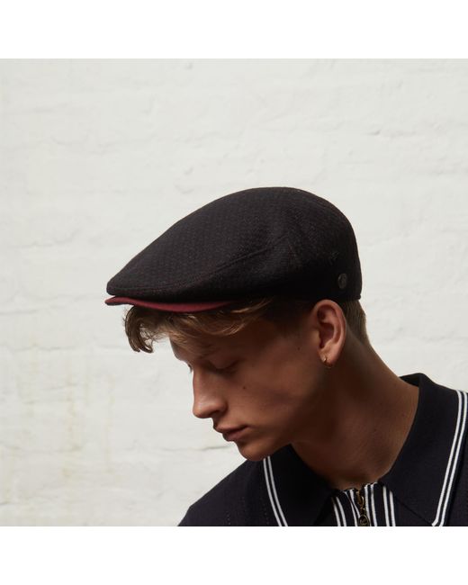 Dasmarca Hats Black Tailor Ukranian Tweed Wool Cap For for men