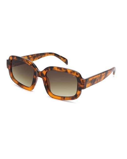 A.Kjærbede Brown Pluto Sunglasses Havana