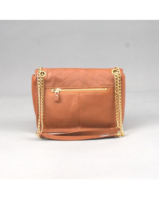 Rimini Pink Leather Shoulder Bag 'savina'