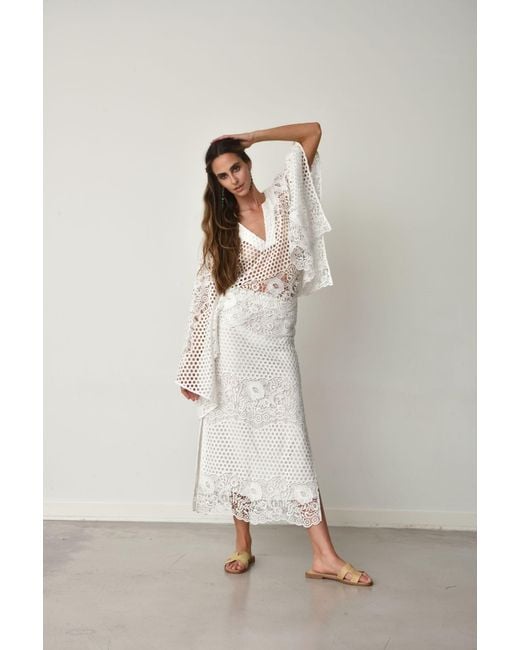 Muche Et Muchette White Banko Skirt Cover Up