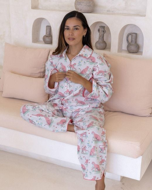 Love Letters X Pink Layla Long Pj Set