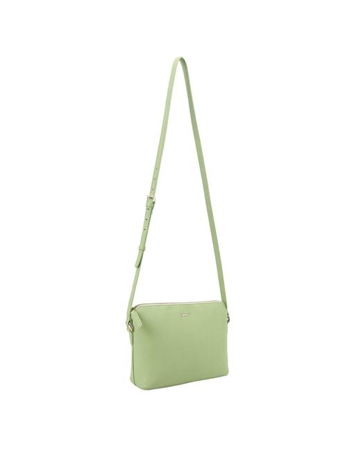 Paul Costelloe Green Lenya Leather Shoulder Bag