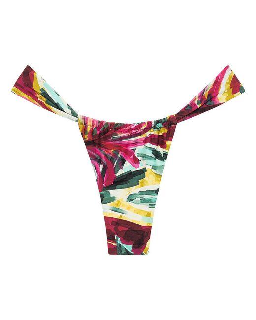 Montce Red Isla Floral Sandra Bikini Bottom