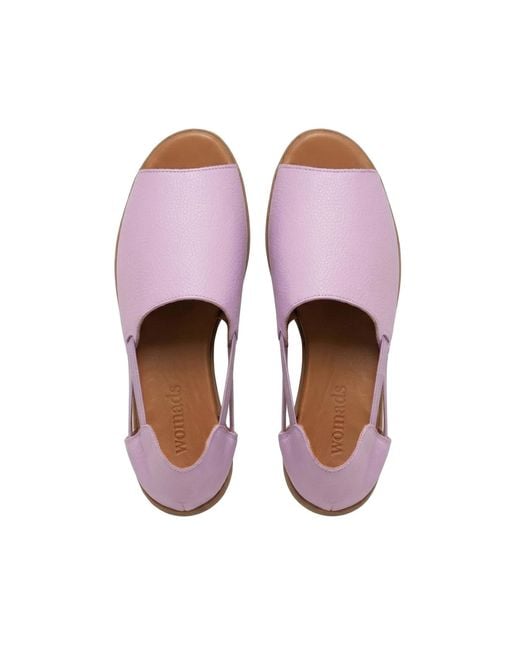 Womads Pink Lilac Dream Peep Toes