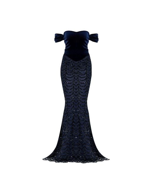 Nur Karaata Blue Dynasty Waltz Dress