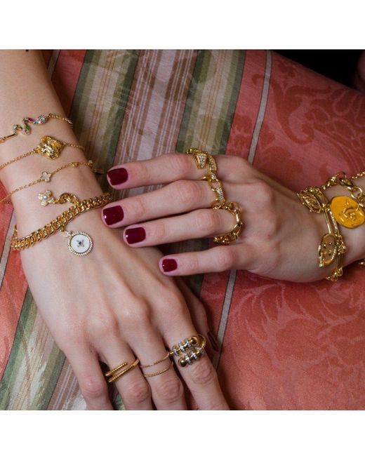 Alexie of Athens Metallic Oracle Guiding Charm Bracelet