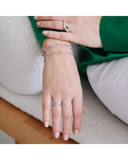 C|Nd|N by Candan Balto Metallic Artdeco Bracelet