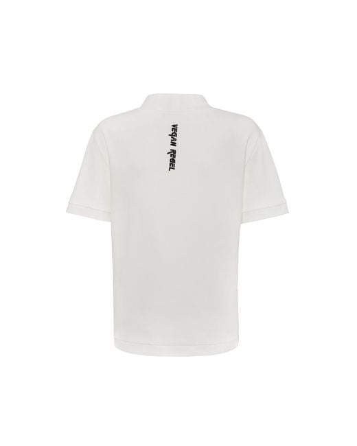 Sarah Regensburger White Vegan Rebel Tee