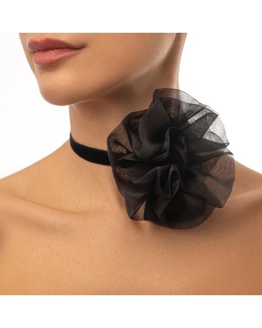 Azima Musayeva Black Flora Ii Choker