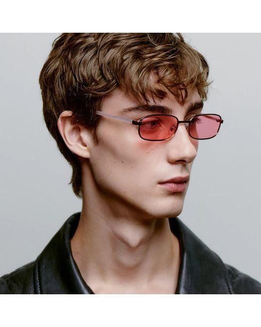A.Kjærbede Pink Noah Sunglasses Rosegold Galactic