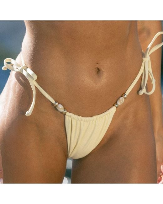 Aja Swimline Yellow Selene Bikini Bottom