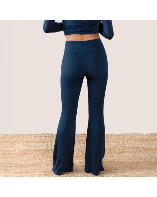 JJwinks Black Getaway Ribbed Pants