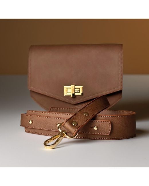 Deanog Brown Crossbody Bag Xaya Moss