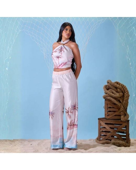GLAM ON YOU Pink Cove Pants