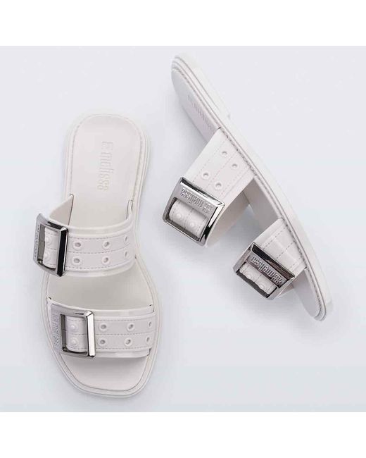 Melissa White Ladylike Slide
