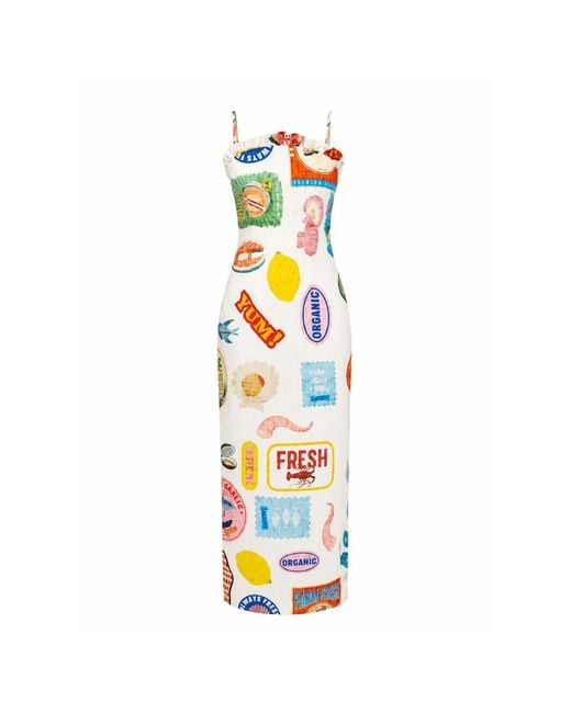 We Are Kindred White Florence Strap Maxi Dress Cream