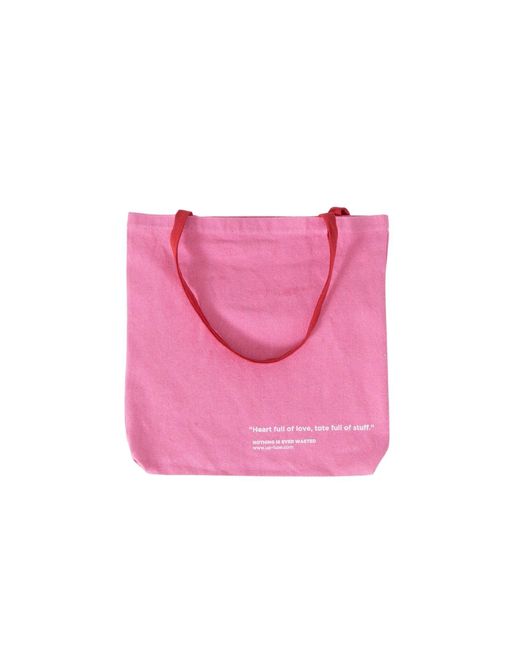 Up-fuse Pink Canvas Tote Bag