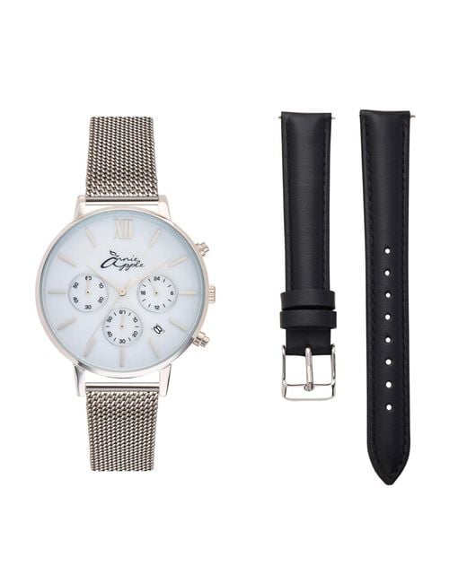 Bermuda Watch Company White Annie Apple Marseille, & Multifunctional Interchangeable