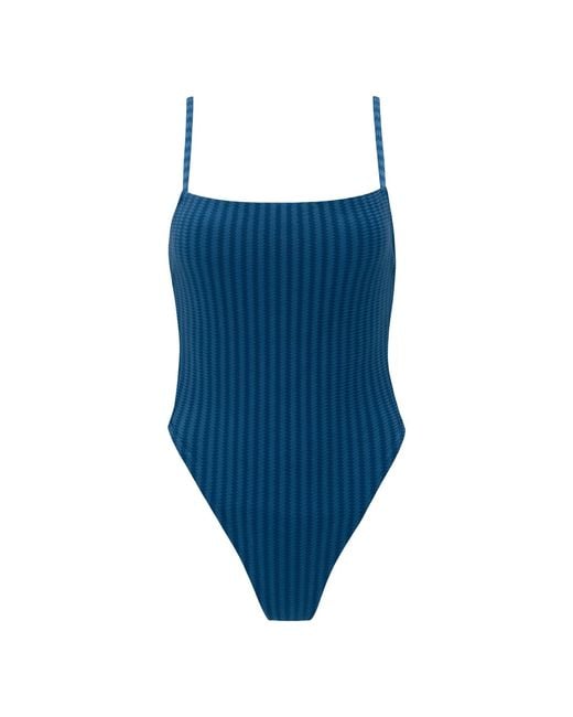 Thaynne Swimwear Llc Blue Ámbar One Piece