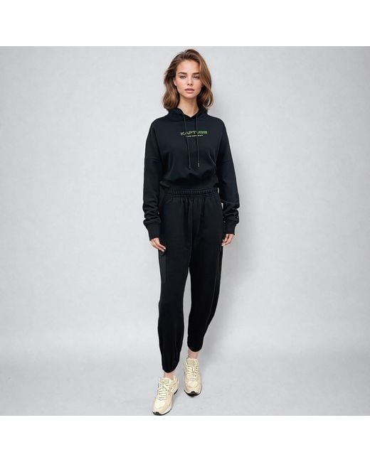 Kapture Black Travel Jogger Pants