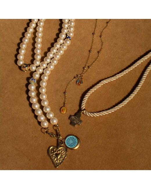 Alexie of Athens Metallic Madonna Bead Prayer Strand