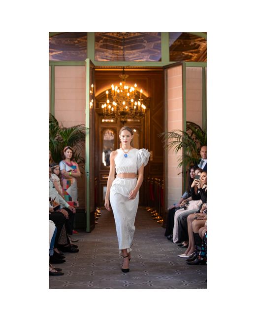 MARGOT VII White Ele Dress
