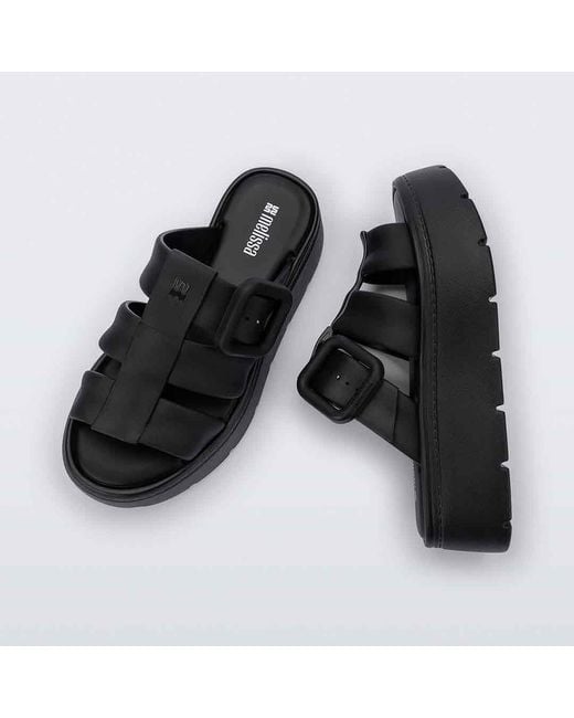 Melissa Black Pump Platform Sandal