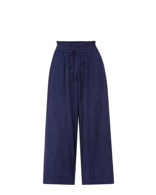 Change of Scenery Blue Neutrals Brooke Pull-On Beach Pants