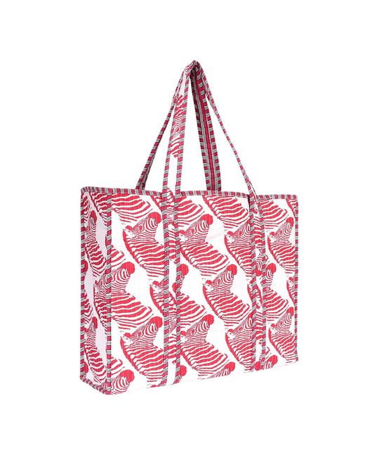 Conscious Yoga Collective Pink The Zebra Tote