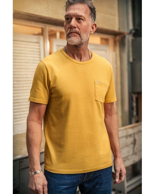 &SONS Trading Co Yellow Boxer Pocket T-Shirt for men