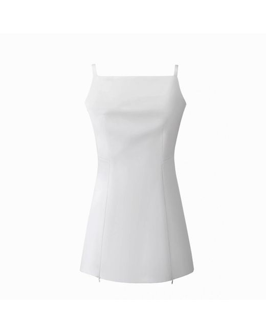 Iellele White Mini Dress “A” –
