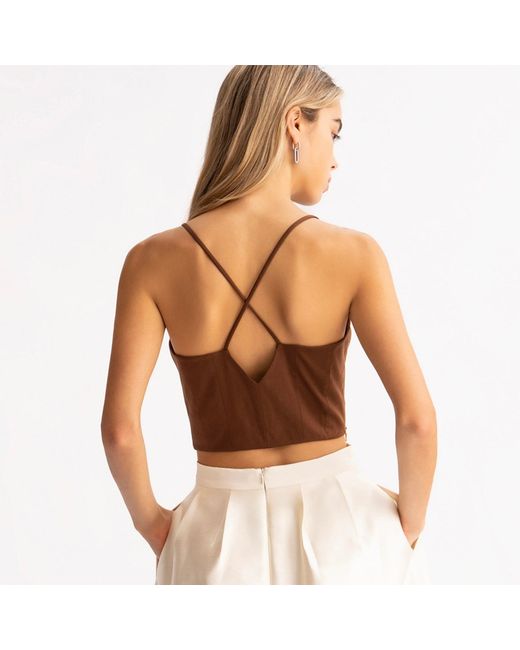 Emma Wallace Brown Kit Top