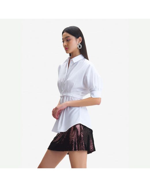 Emma Wallace Black Lee Mini Skirt -Dark