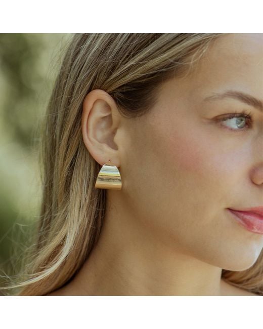 Marcia Moran Metallic Malia Hoops