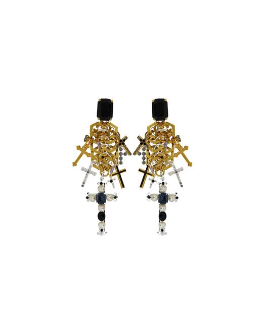 Vicki Sarge Black The Relic Earrings
