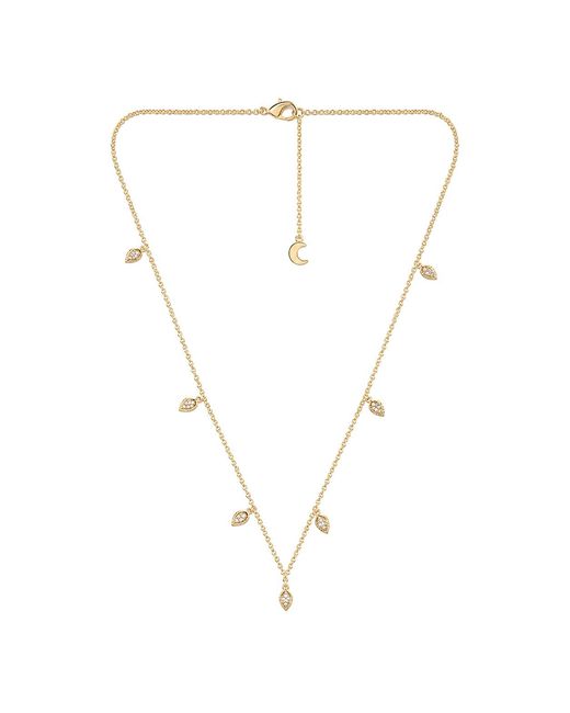 Aurozia Metallic Lotus Within Vermeil Detachable Double Layer Lotus Drop Coin Necklace